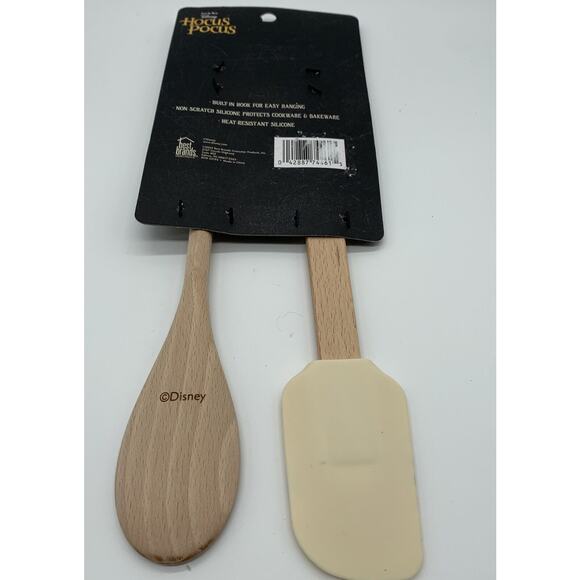 Disney From The Movie Hocus Pocus Silicone Spatula and Wooden Spoon Set New - Picture 5 of 7